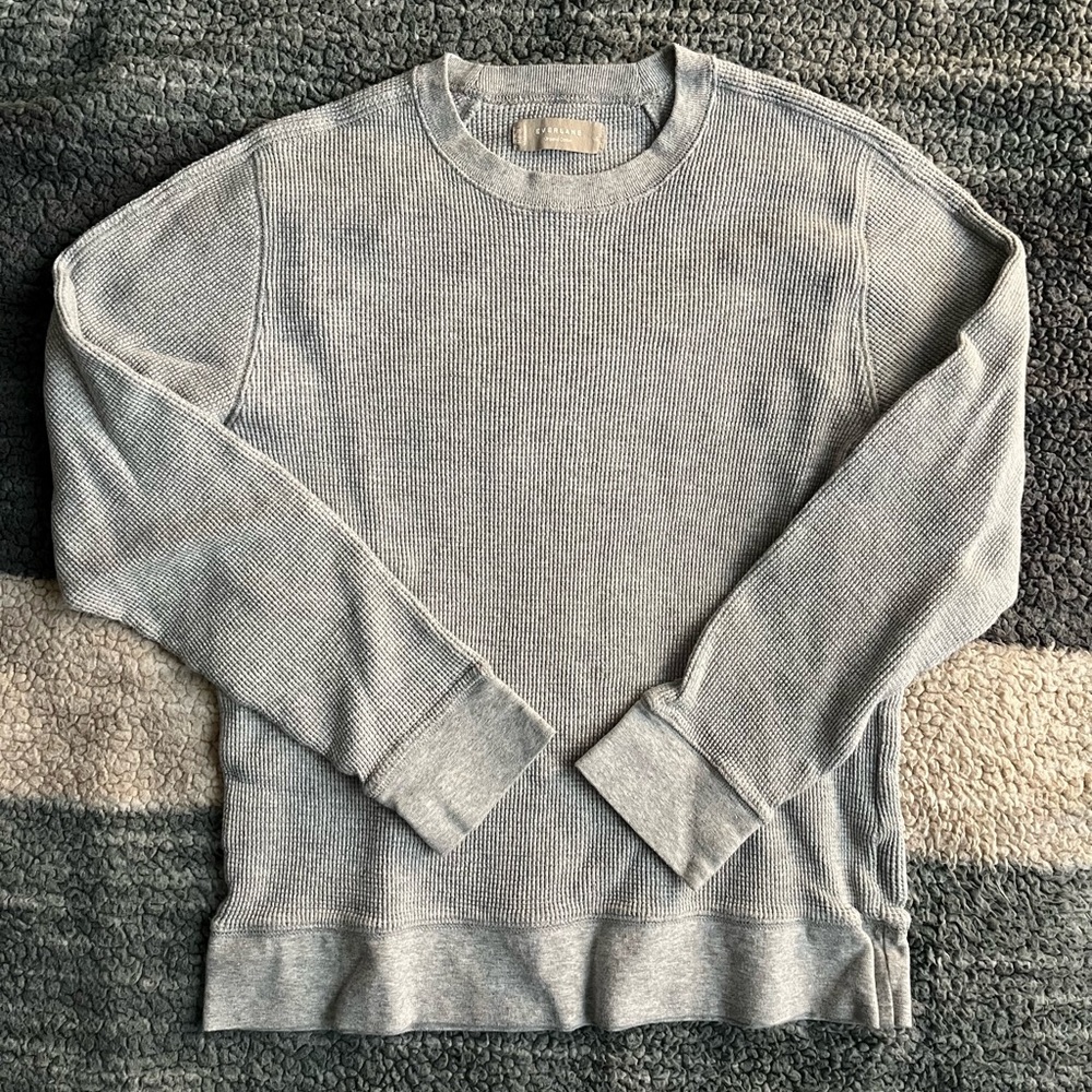 Everlane Waffle Knit Sweater (S)